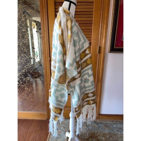 Free People Bohemian Topaz Kimono Poncho — OS - Picture 5 of 11